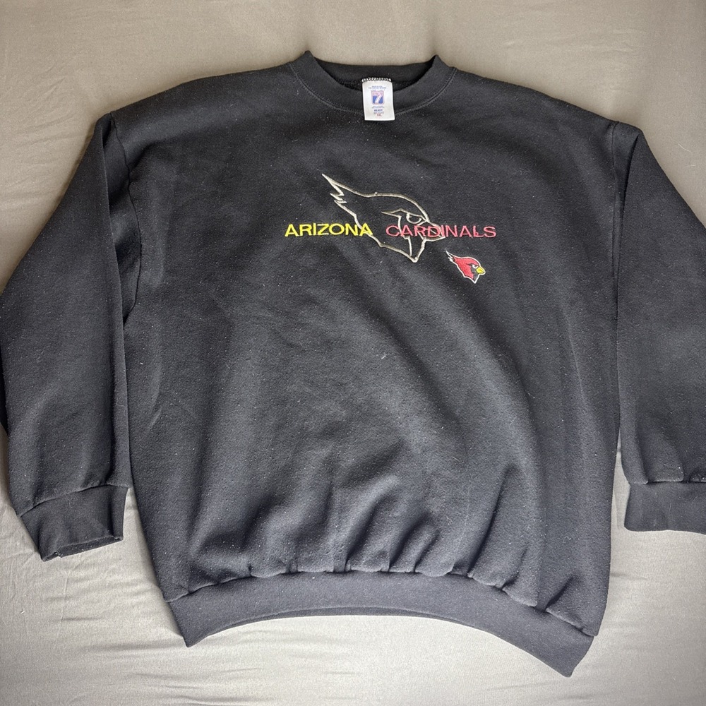Vintage Arizona Cardinals NFL Crewneck‎ Sweatshirt - Size XXL - Logo 7 - Rare